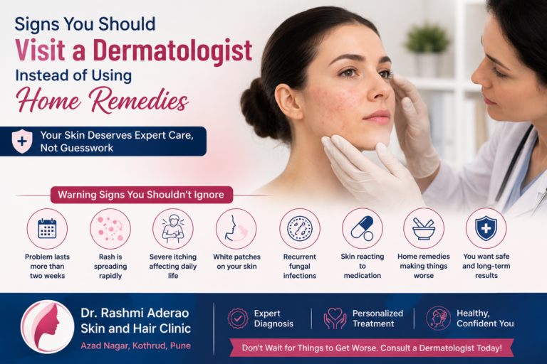 Signs You Should Visit a Dermatologist Instead of Using Home Remedies